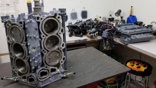 Outboard motor rebuild